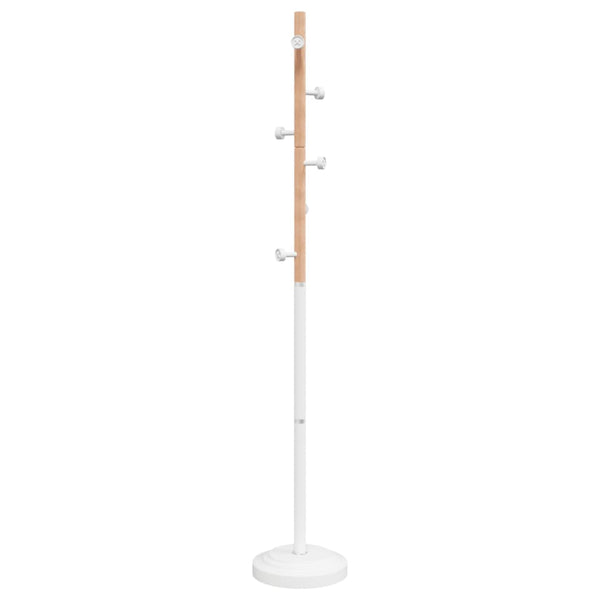 Weißer Garderobenständer 177cm