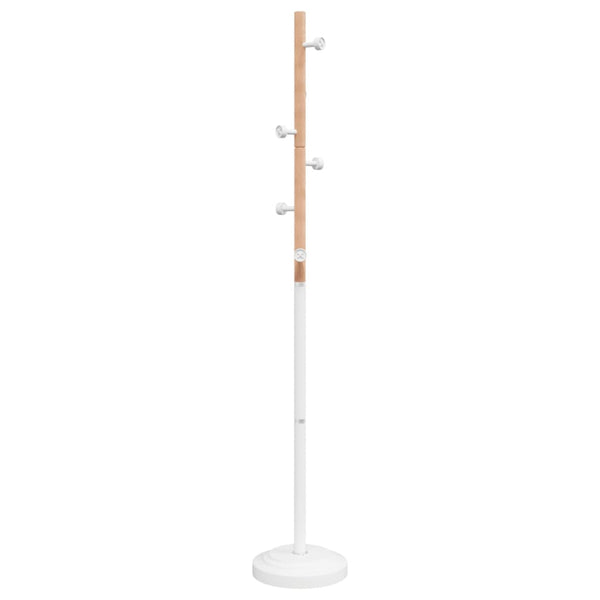 Weißer Garderobenständer 177cm