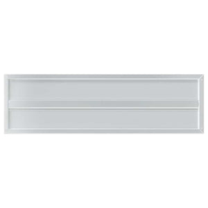 Wandregale 2 Stk. 100x30 cm Silbern Edelstahl