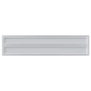 Wandregale 2 Stk. 100x23,5 cm Silbern Edelstahl