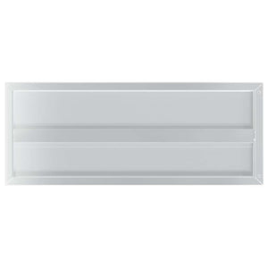 Wandregale 2 Stk. 75x30 cm Silbern Edelstahl