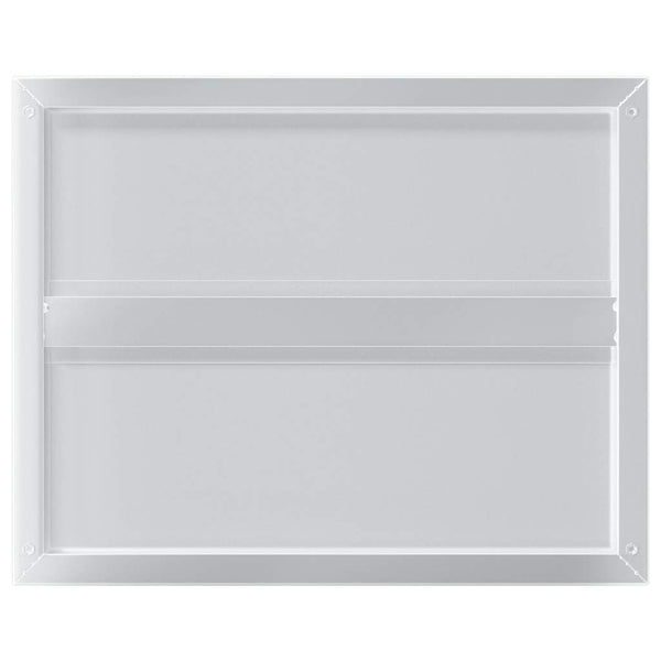 Wandregale 2 Stk. 50x40 cm Silbern Edelstahl