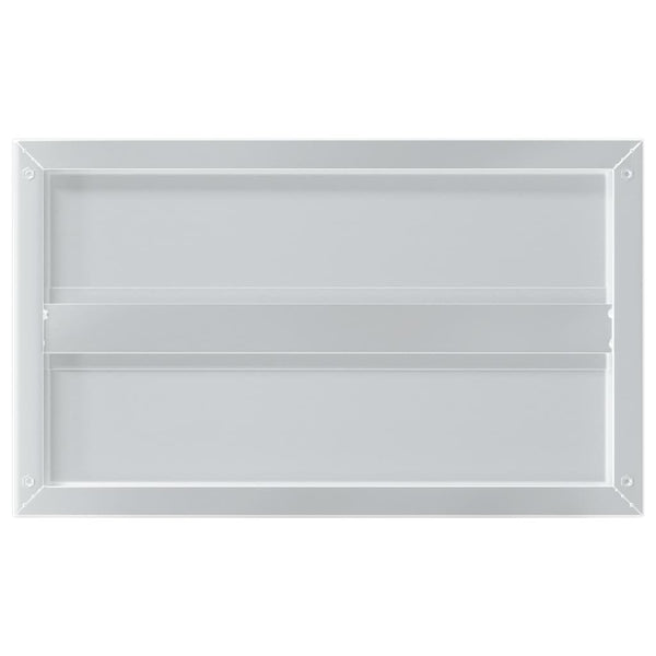 Wandregale 2 Stk. 50x30 cm Silbern Edelstahl