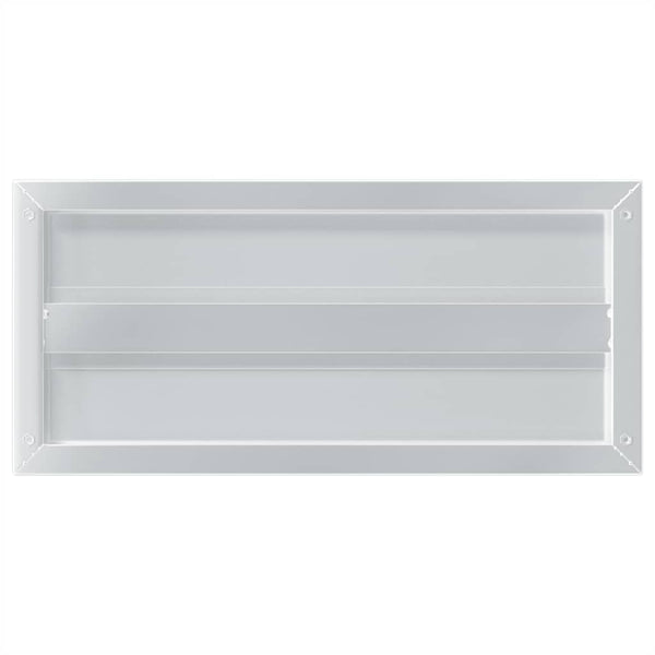Wandregale 2 Stk. 50x23,5 cm Silbern Edelstahl