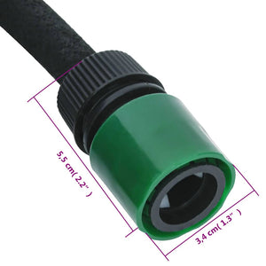 Tropfschlauch Schwarz 0,6" 50 m Gummi