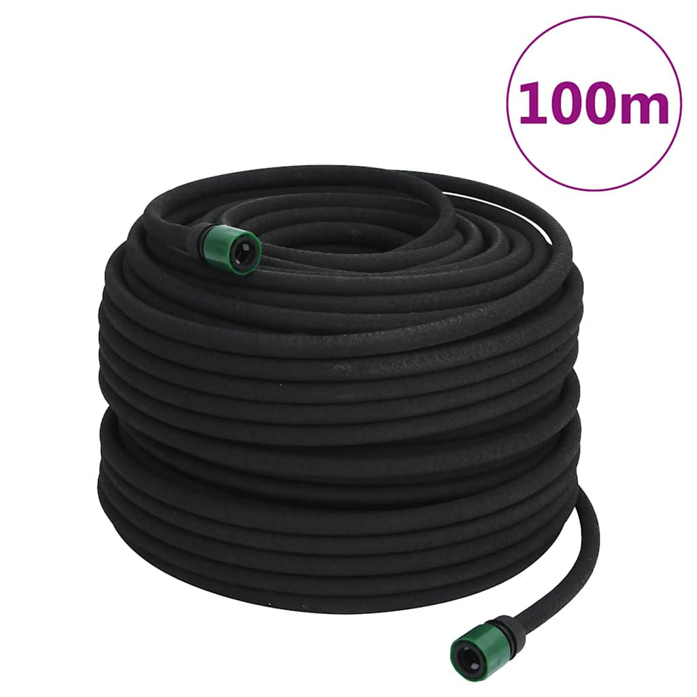 Tropfschlauch Schwarz 0,6" 100 m Gummi