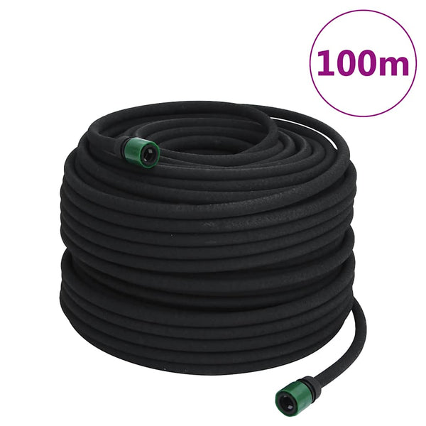 Tropfschlauch Schwarz 0,6" 100 m Gummi
