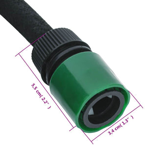 Tropfschlauch Schwarz 0,6" 100 m Gummi