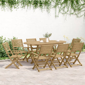 vidaXL Chaises de jardin pliables 6 pcs 54,5x61,5x86,5cm Bois d'acacia massif