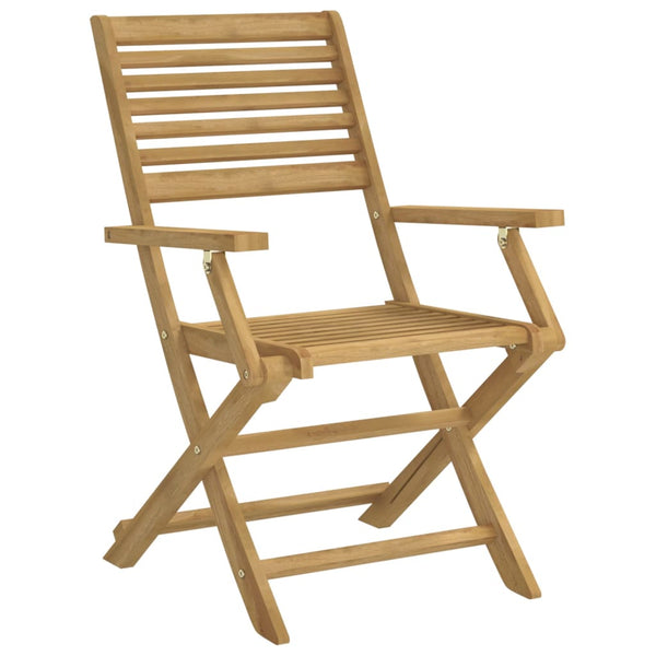 vidaXL Chaises de jardin pliables 6 pcs 54,5x61,5x86,5cm Bois d'acacia massif