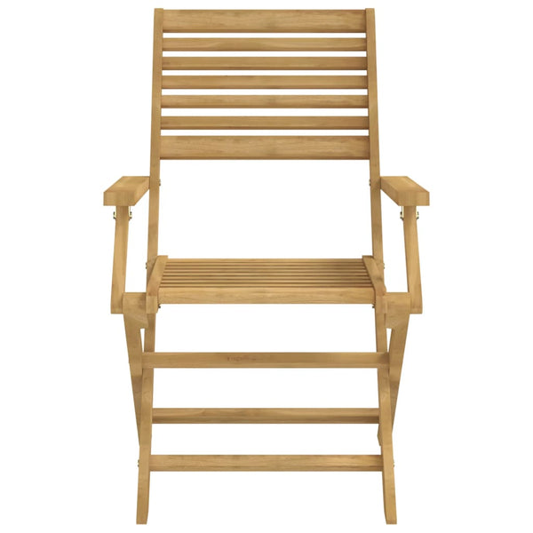 vidaXL Chaises de jardin pliables 6 pcs 54,5x61,5x86,5cm Bois d'acacia massif