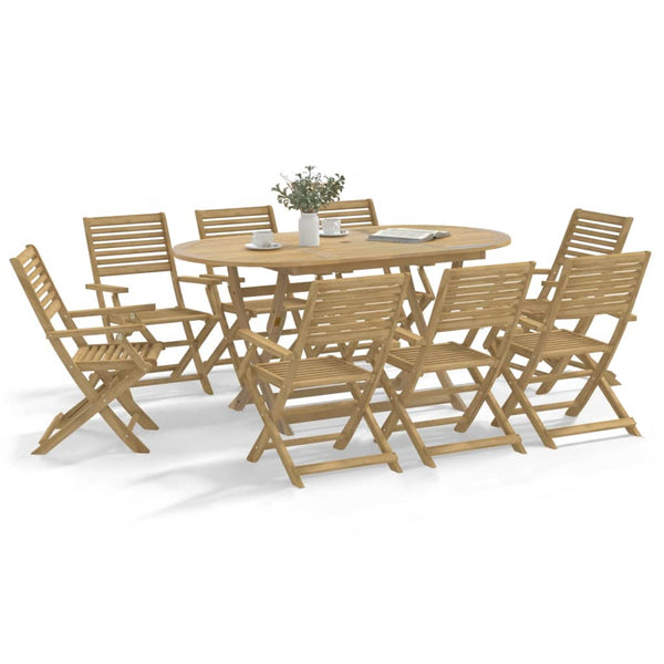 vidaXL Chaises de jardin pliables 6 pcs 54,5x61,5x86,5cm Bois d'acacia massif