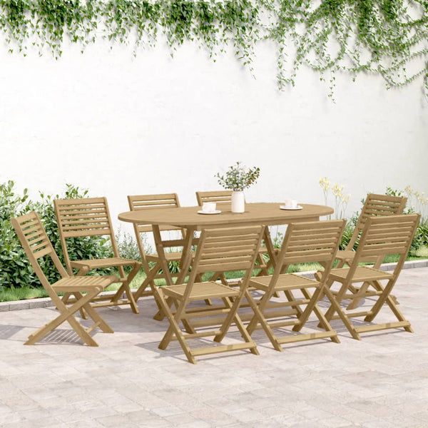 vidaXL Chaises de jardin 8 pcs Pliables 48,5x61,5x87 cm Bois d'acacia massif