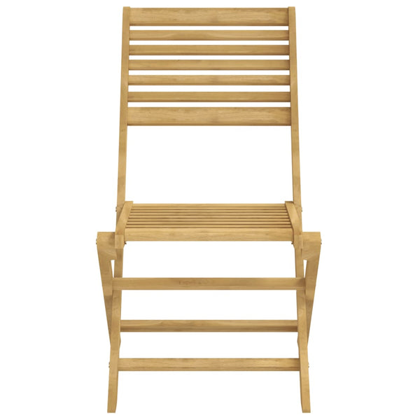 vidaXL Chaises de jardin 8 pcs Pliables 48,5x61,5x87 cm Bois d'acacia massif