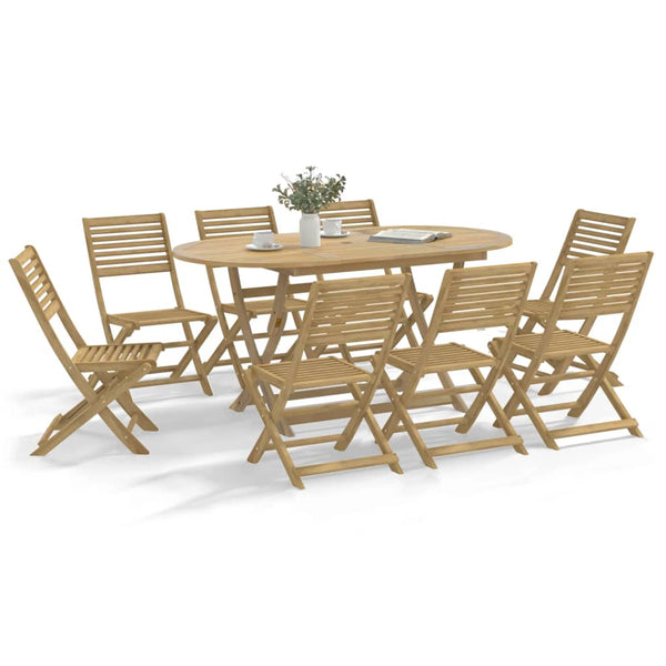 vidaXL Chaises de jardin 8 pcs Pliables 48,5x61,5x87 cm Bois d'acacia massif