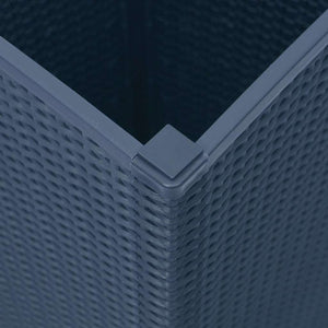 Blaugraue Pflanzkübel, 2er Set, 32,5x57cm