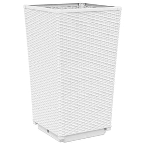 Pflanzkübel 2er Set Weiß 32,5x57cm