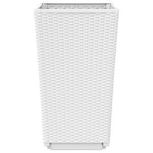 Pflanzkübel 2er Set Weiß 32,5x57cm
