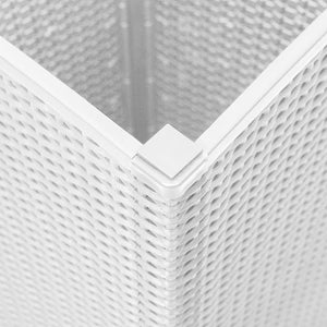 Pflanzkübel 2er Set Weiß 32,5x57cm