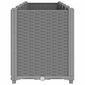 vidaXL Jardinière gris clair 160x40x53 cm PP