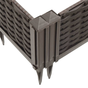Pflanzkasten Braun mit Erdspießen 362,5 cm