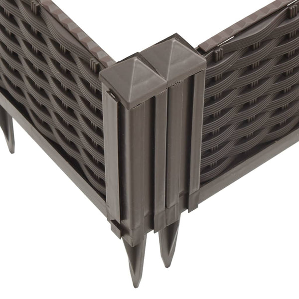 Pflanzkasten Braun mit Erdspießen 362,5 cm