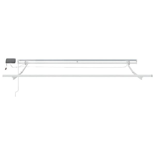 Manuelle Weinrote LED Markise 300x250 cm