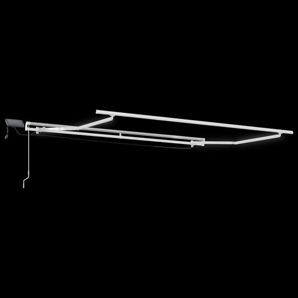 Manuelle Weinrote LED Markise 300x250 cm