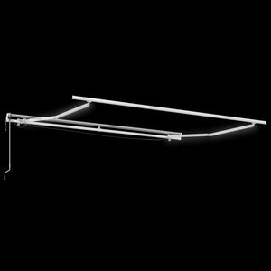 Automatische Weinrote LED Markise 300x250 cm