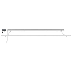 Manuelle Weinrote LED Markise 400x300 cm