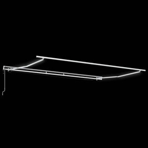 Automatische LED Markise Weinrot 500x300 cm