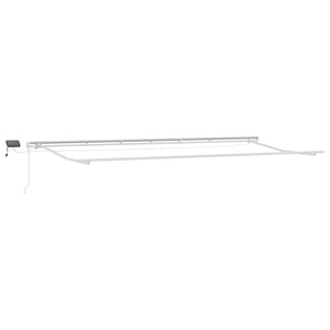 Manuelle Weinrote LED Markise 600x300 cm