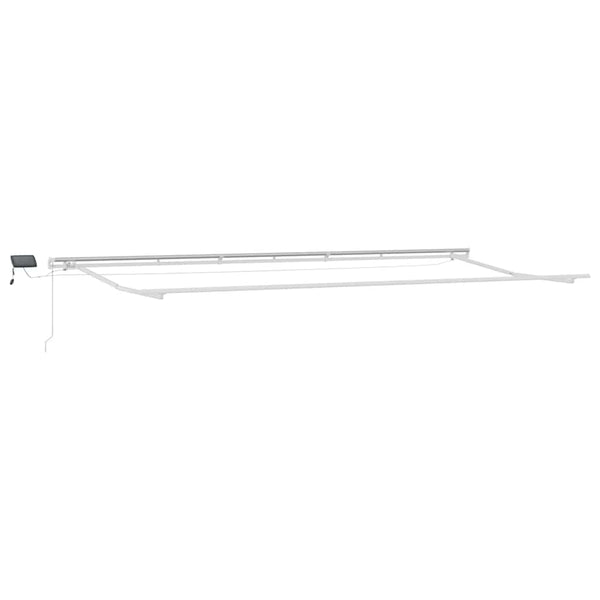 Manuelle Weinrote LED Markise 600x300 cm