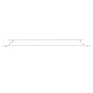 Automatische LED-Markise Weinrot 600x300 cm