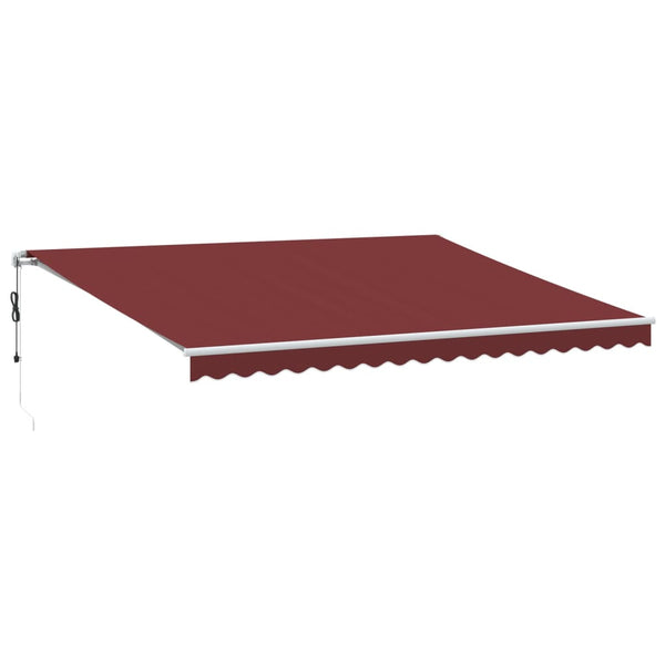 Automatische Burgunderrote Markise 450x350 cm