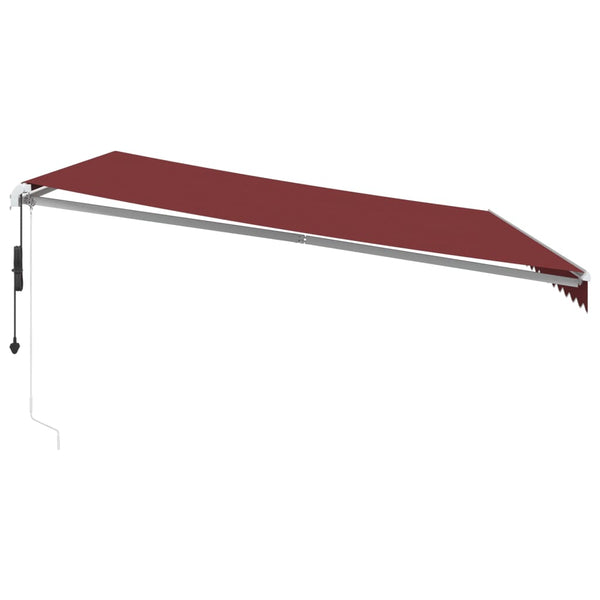 Automatische Burgunderrote Markise 450x350 cm