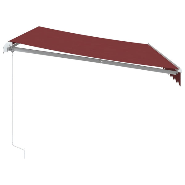 Manuelle Weinrote Markise 350x250 cm