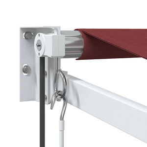 Automatische Burgunderrote Markise 350x250 cm