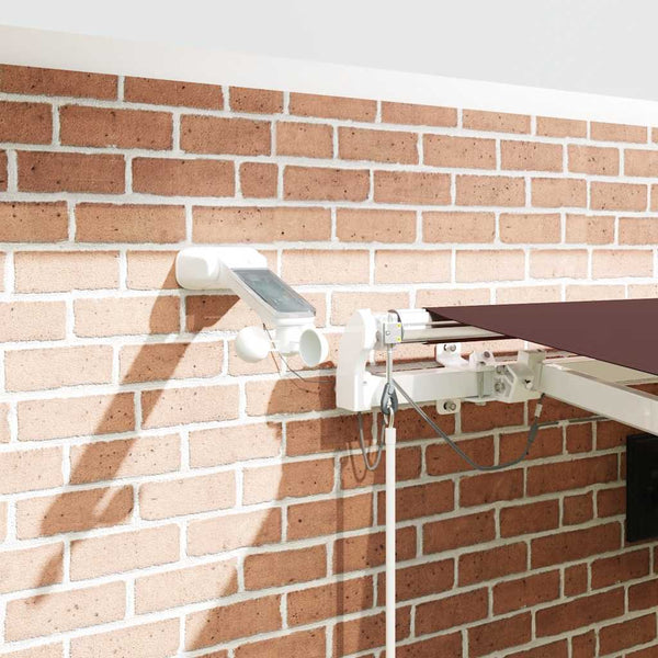 Automatische LED Markise Braun 450x300 cm