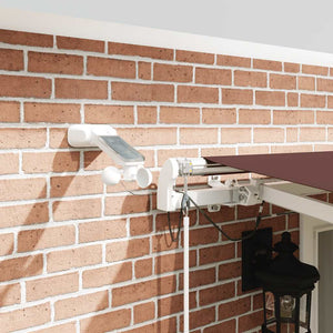 Automatische LED Markise Braun 500x300 cm