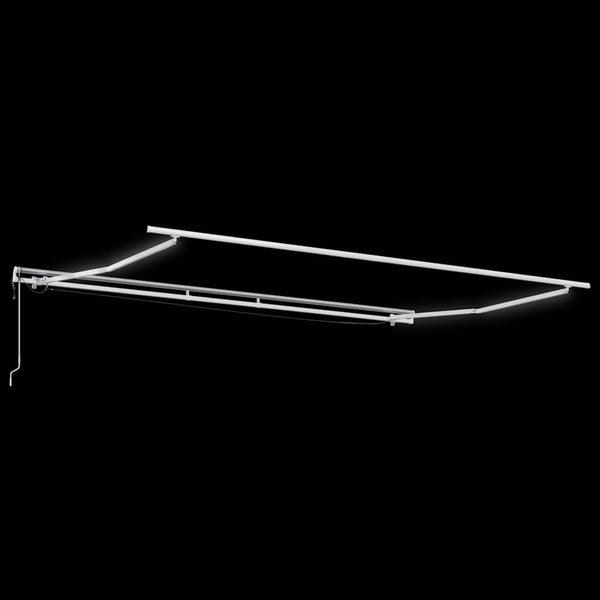 Automatische LED Markise Braun 500x300 cm