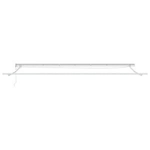 Automatische LED Markise Braun 600x300 cm