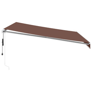 Automatische Markise Braun 400x350 cm
