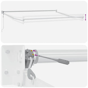 Automatische Markise Braun 400x300 cm