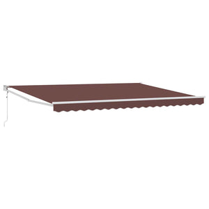 Automatische Markise Braun 450x300 cm