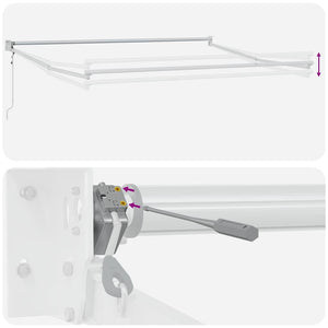 Automatische Markise Braun 500x300 cm