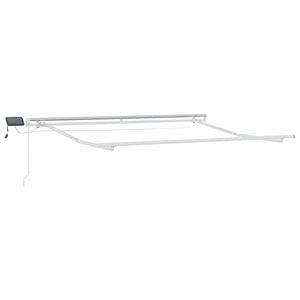 Markise mit LED Anthrazit & Weiß 300x250 cm