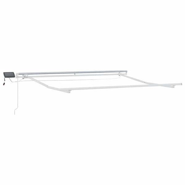 Markise mit LED Anthrazit & Weiß 300x250 cm