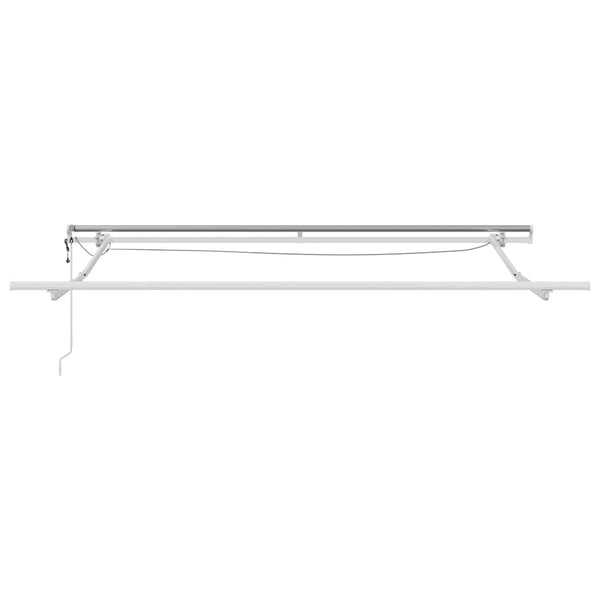 Automatische LED Markise, Anthrazit & Weiß, 300x250 cm