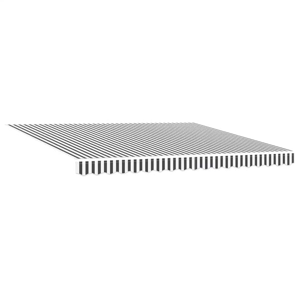 Automatische LED Markise Anthrazit & Weiß 400x300 cm